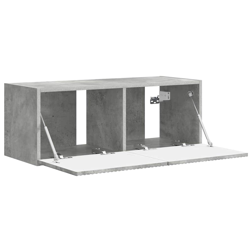 TV Veggskap Betong 78,5 x 31 x 29,5 cm Konstruert tre