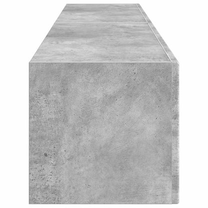TV Veggskap 2 pcs Betong 78,5 x 31 x 29,5 cm Konstruert tre