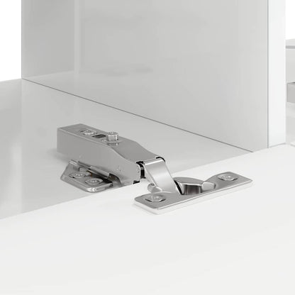 TV Veggskap Veggmontert 2 pcs Glanset Hvit 78,5 x 31 x 29,5 cm