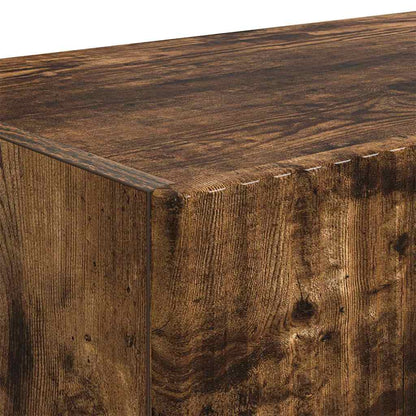 TV Veggskap 2 pcs Røkt eik 78,5 x 31 x 29,5 cm Konstruert tre