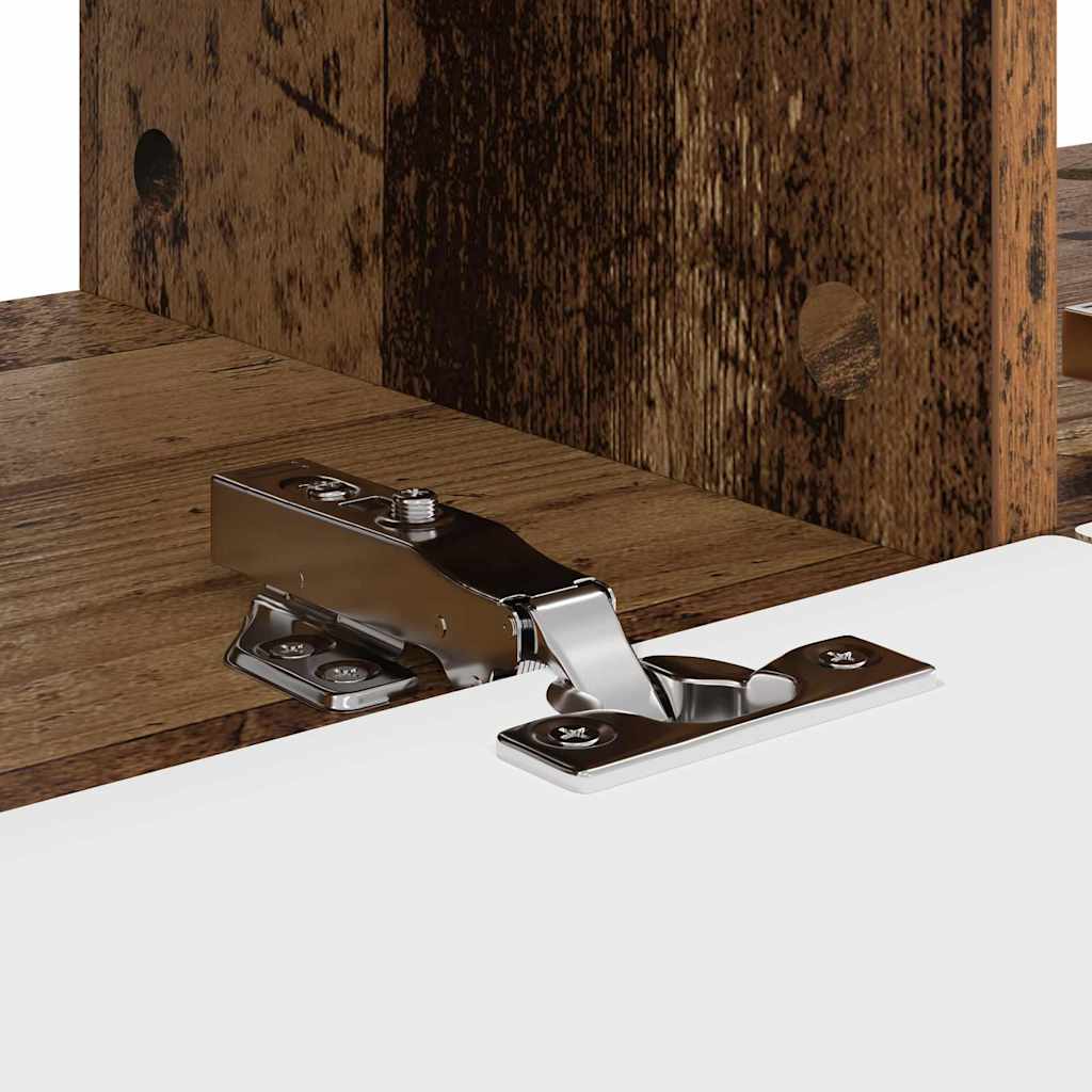TV Veggskap 2 pcs Gamle tre 78,5 x 31 x 29,5 cm Konstruert tre