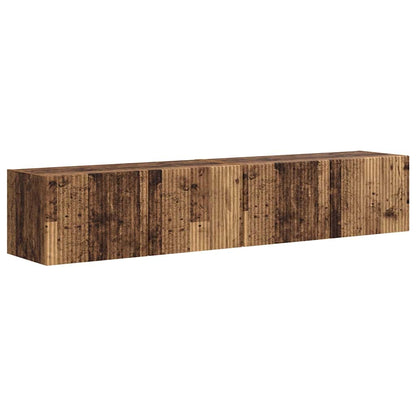 TV Veggskap 2 pcs Gamle tre 78,5 x 31 x 29,5 cm Konstruert tre