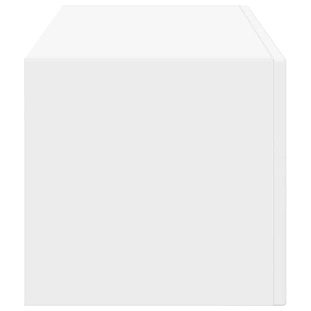 TV Veggskap Veggmontert Hvit 98 x 31 x 29,5 cm Konstruert tre