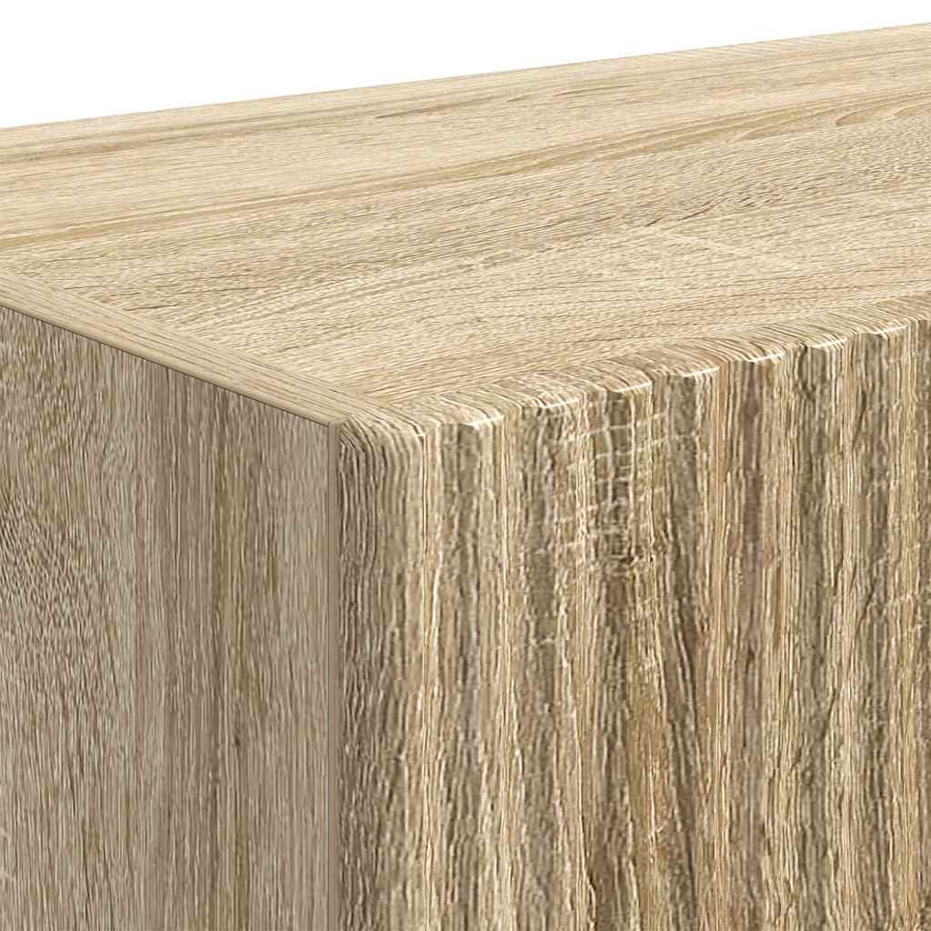 TV Veggskap Veggmontert Sonoma 98 x 31 x 29,5 cm Konstruert tre