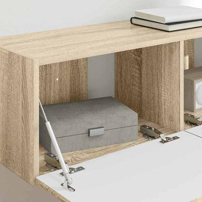 TV Veggskap Veggmontert Sonoma 98 x 31 x 29,5 cm Konstruert tre