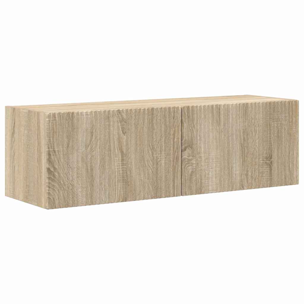TV Veggskap Veggmontert Sonoma 98 x 31 x 29,5 cm Konstruert tre