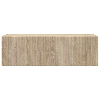 TV Veggskap Veggmontert Sonoma 98 x 31 x 29,5 cm Konstruert tre