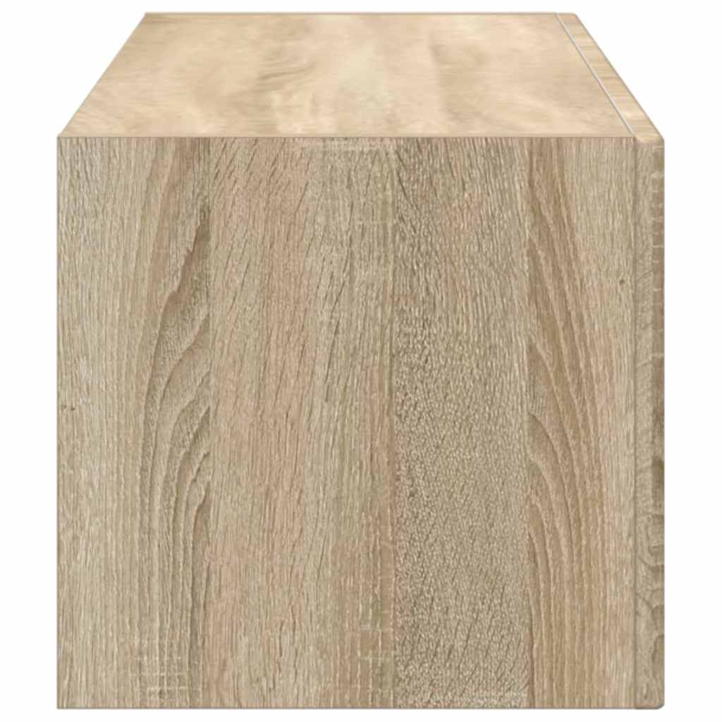 TV Veggskap Veggmontert Sonoma 98 x 31 x 29,5 cm Konstruert tre