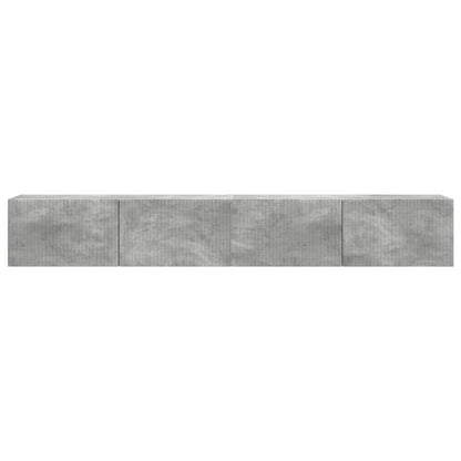 TV Veggskap 2 pcs Betong 98 x 31 x 29,5 cm Konstruert tre