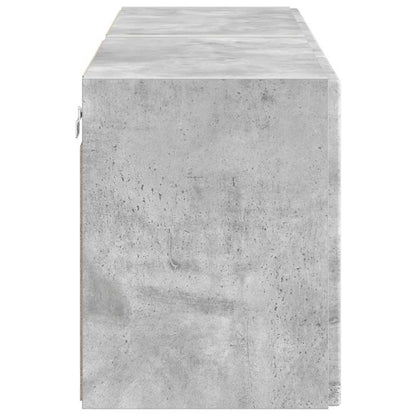 TV Veggskap 2 pcs Betonggrå 59,5 x 31 x 40 cm Konstruert tre