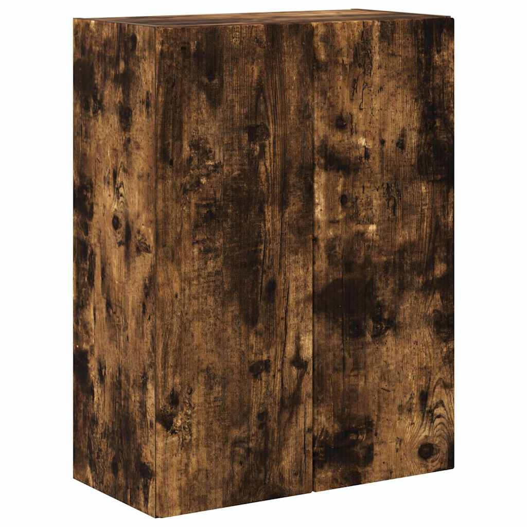 TV Veggskap Røkt eik 59,5 x 31 x 80 cm Konstruert tre