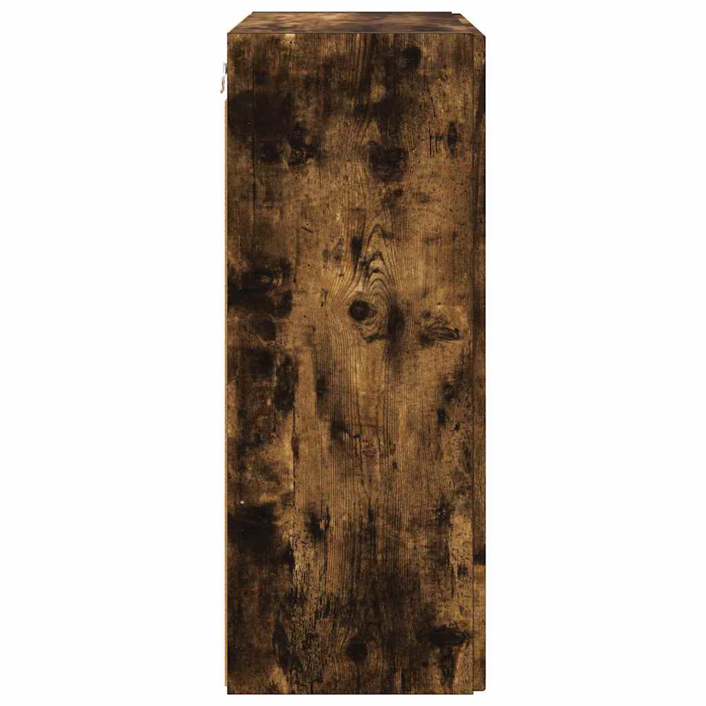 TV Veggskap Røkt eik 59,5 x 31 x 80 cm Konstruert tre
