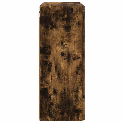 TV Veggskap Røkt eik 59,5 x 31 x 80 cm Konstruert tre
