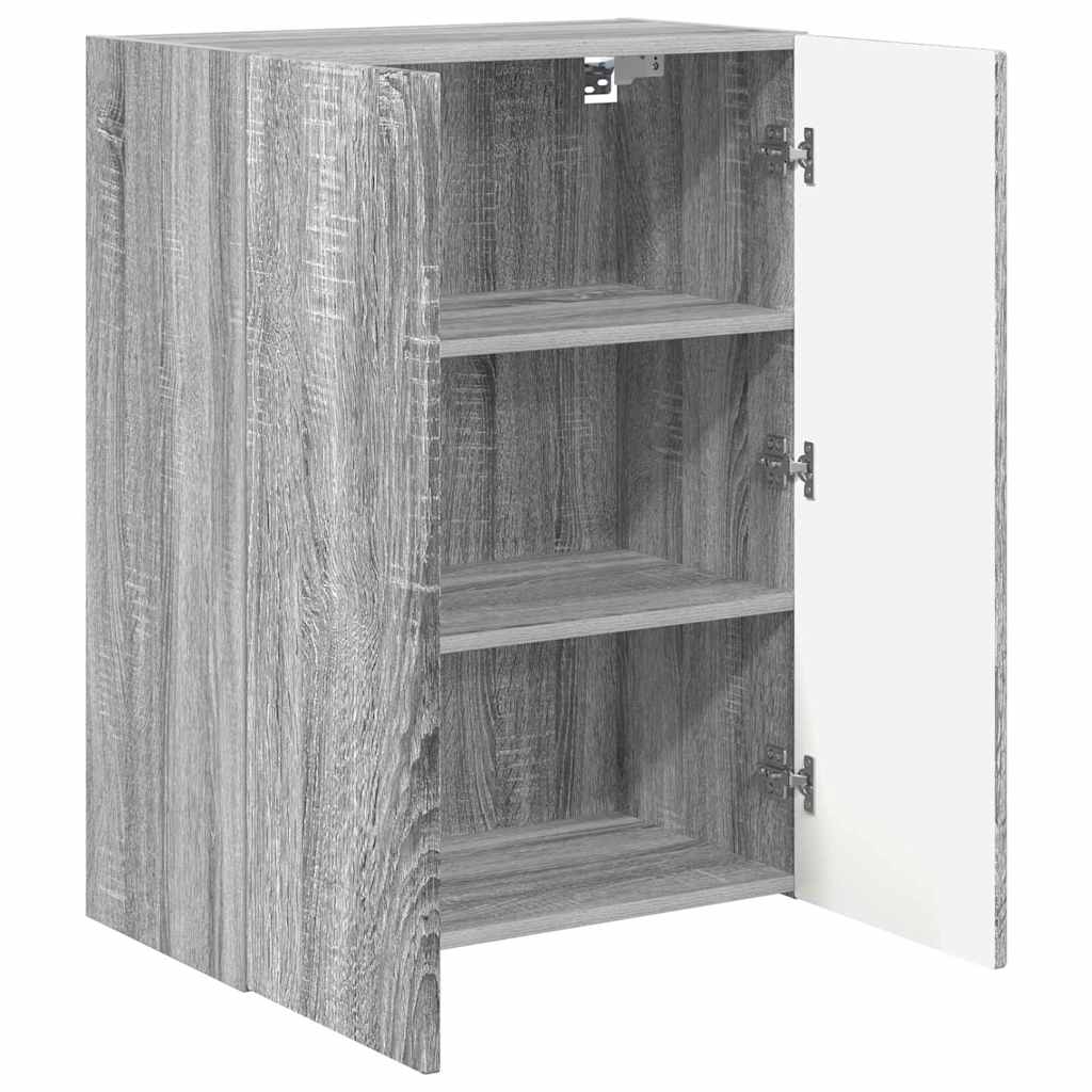 TV Veggskap Grå Sonoma 59,5 x 31 x 80 cm Konstruert tre