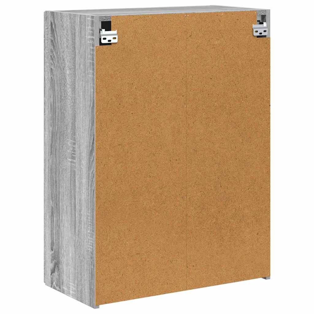 TV Veggskap Grå Sonoma 59,5 x 31 x 80 cm Konstruert tre