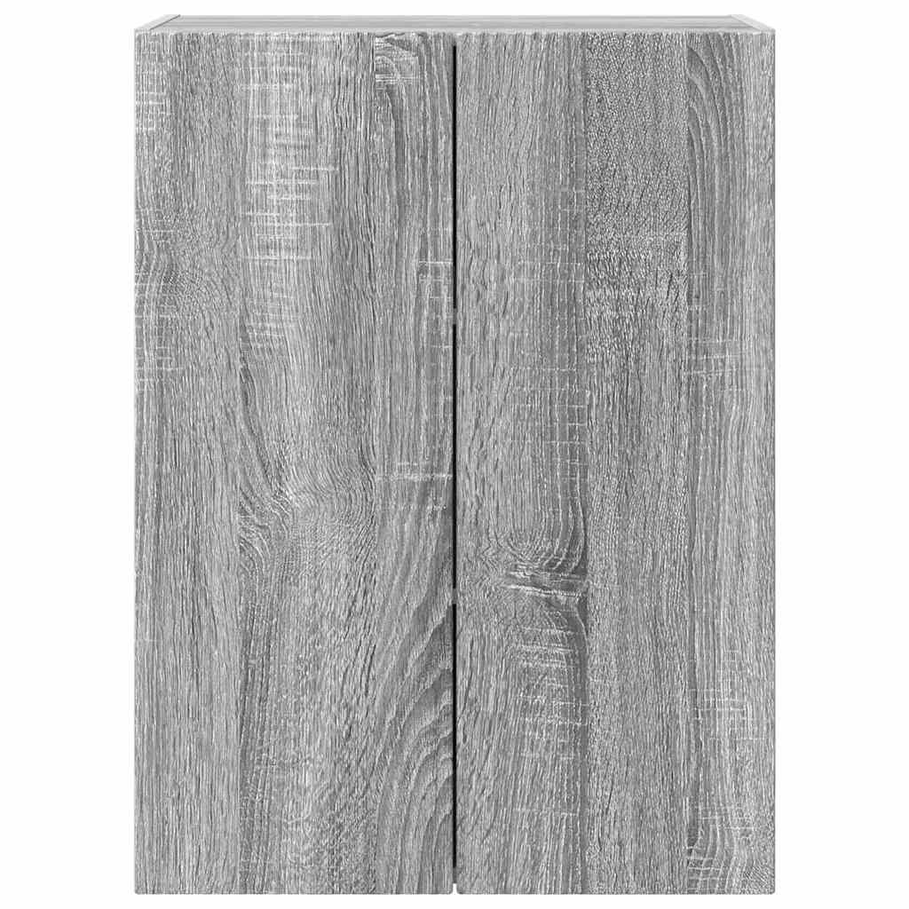 TV Veggskap Grå Sonoma 59,5 x 31 x 80 cm Konstruert tre