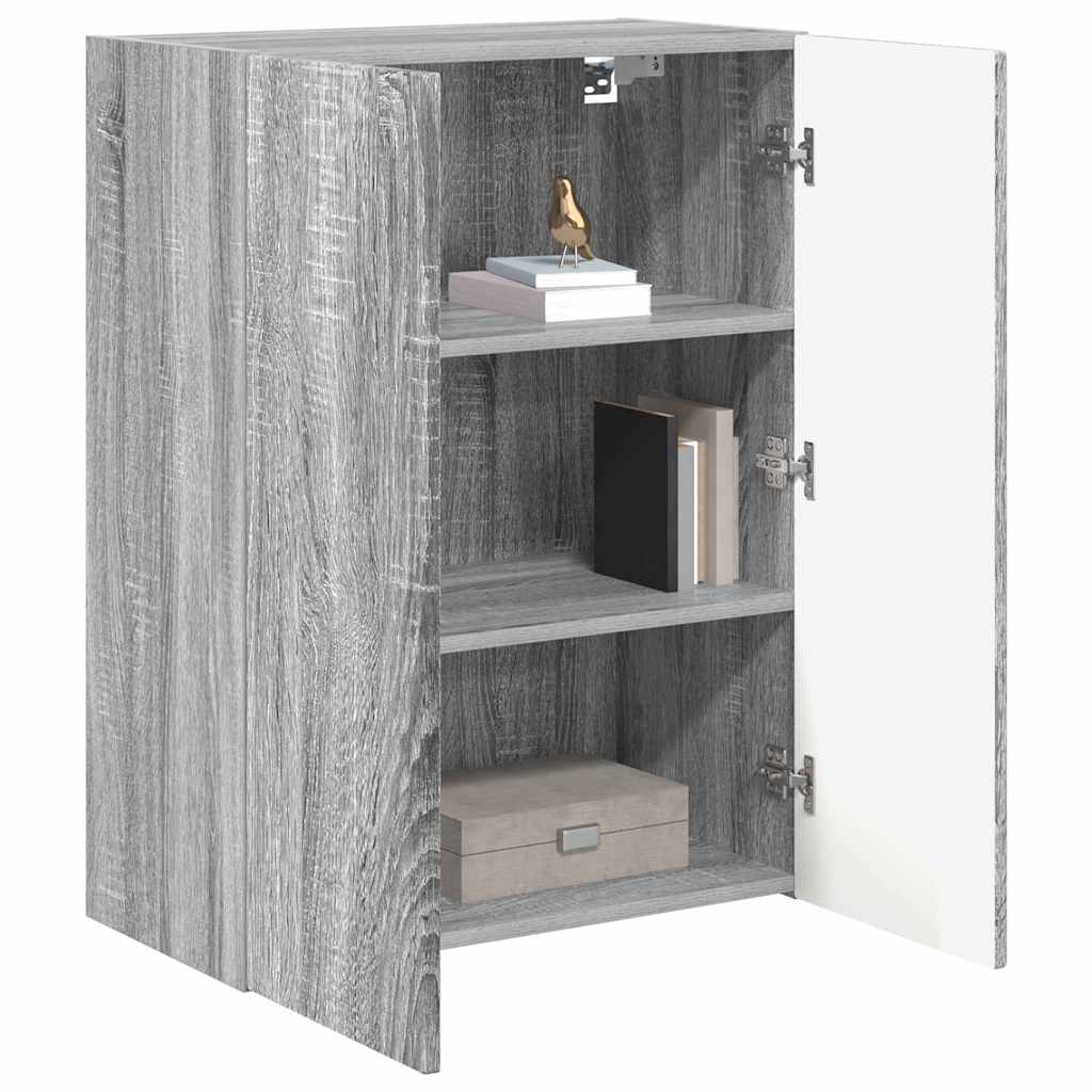 TV Veggskap Grå Sonoma 59,5 x 31 x 80 cm Konstruert tre