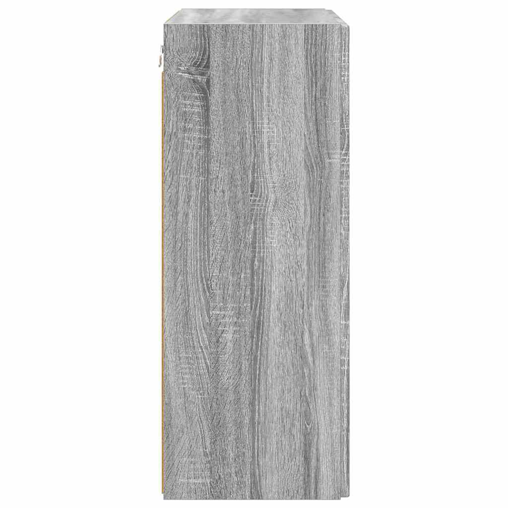 TV Veggskap Grå Sonoma 59,5 x 31 x 80 cm Konstruert tre