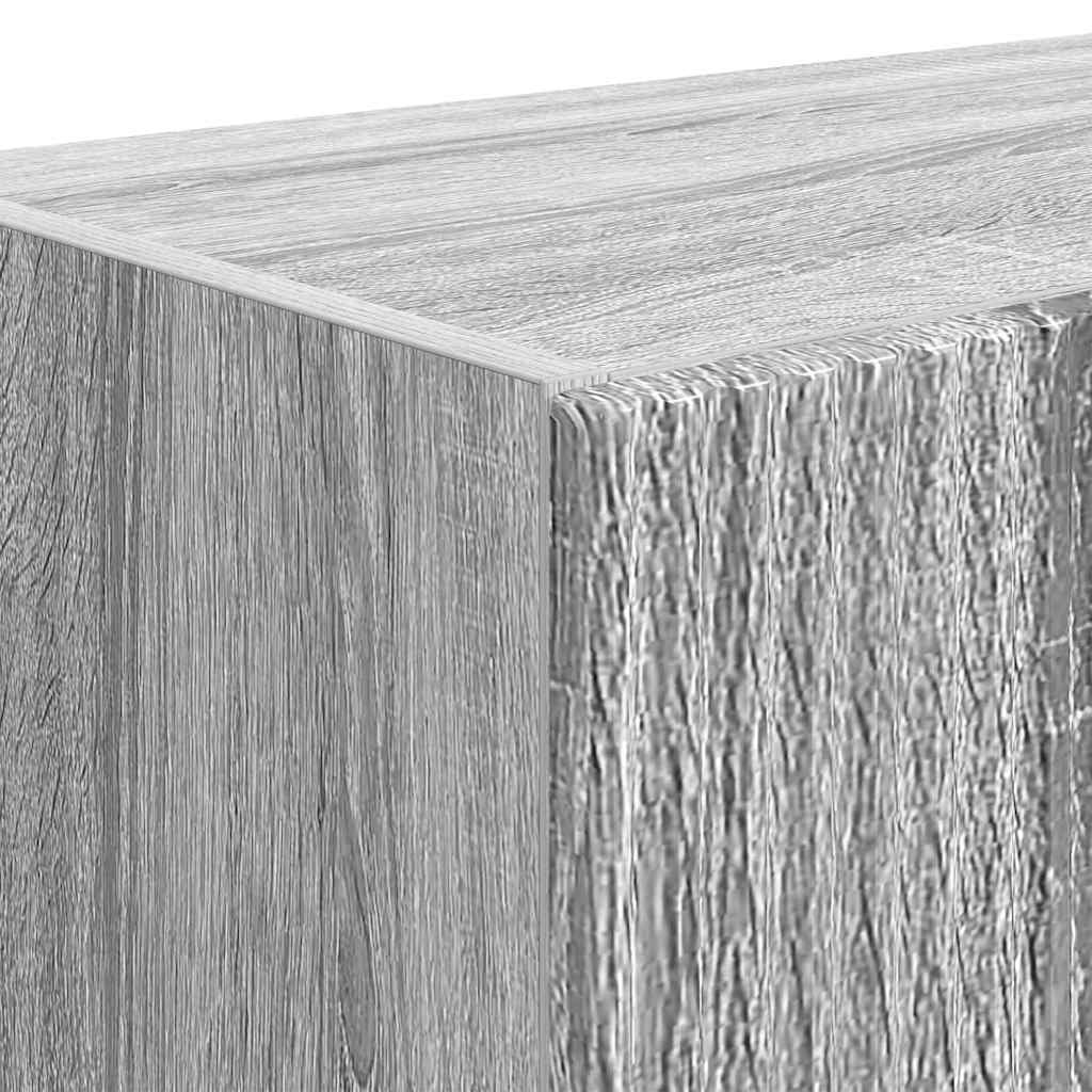 TV Veggskap Grå Sonoma 59,5 x 31 x 100 cm Konstruert tre