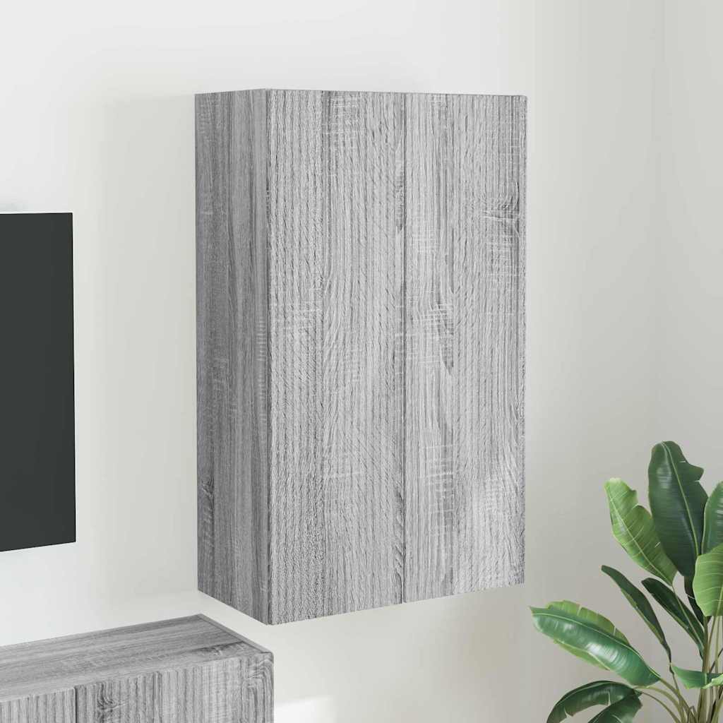 TV Veggskap Grå Sonoma 59,5 x 31 x 100 cm Konstruert tre