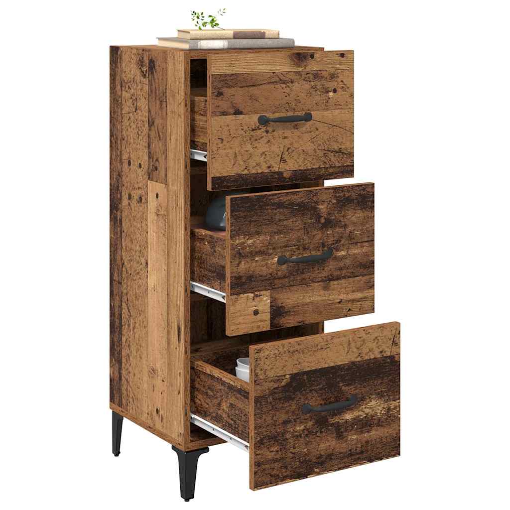 Skjenk Gammelt Tre 34,5 x 34 x 90 cm