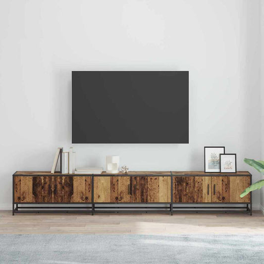 TV-Møbel Gammelt Tre TV-skap 240 x 35 x 41 cm