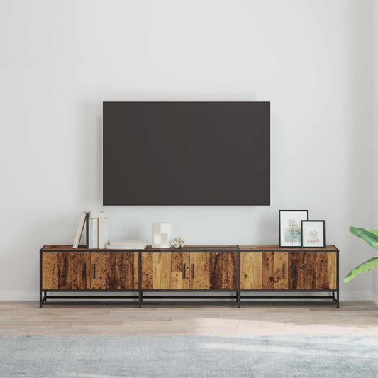 TV-Møbel Gammelt Tre TV-skap 210 x 35 x 41 cm