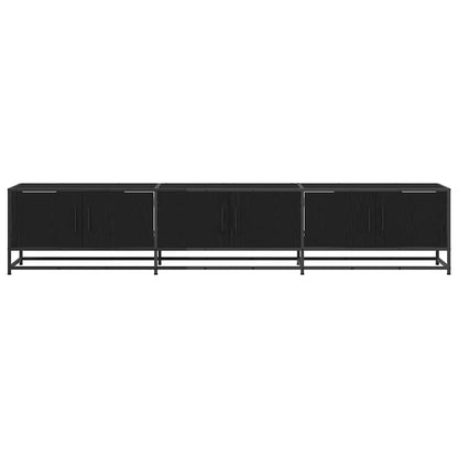 TV-Møbel Svart Eik TV-skap 210 x 35 x 41 cm