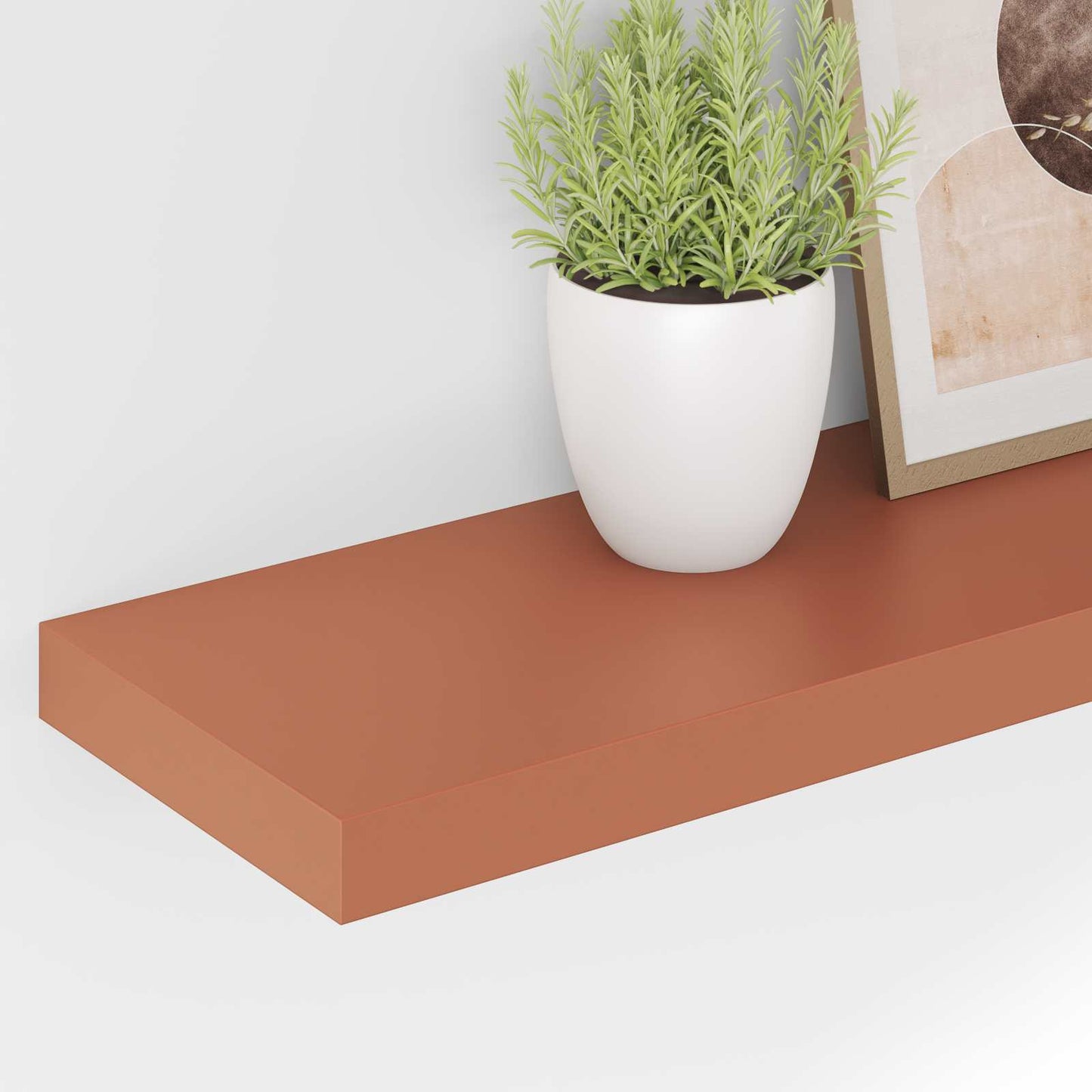 Vegghylle Veggmontert 4 pcs Rød 90 x 23,5 x 4 cm Konstruert tre