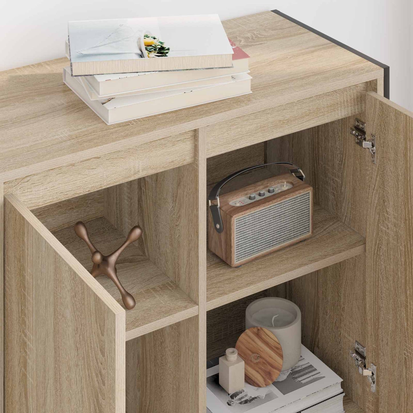 Sideskap Sonoma 79 x 36 x 75 cm Konstruert tre
