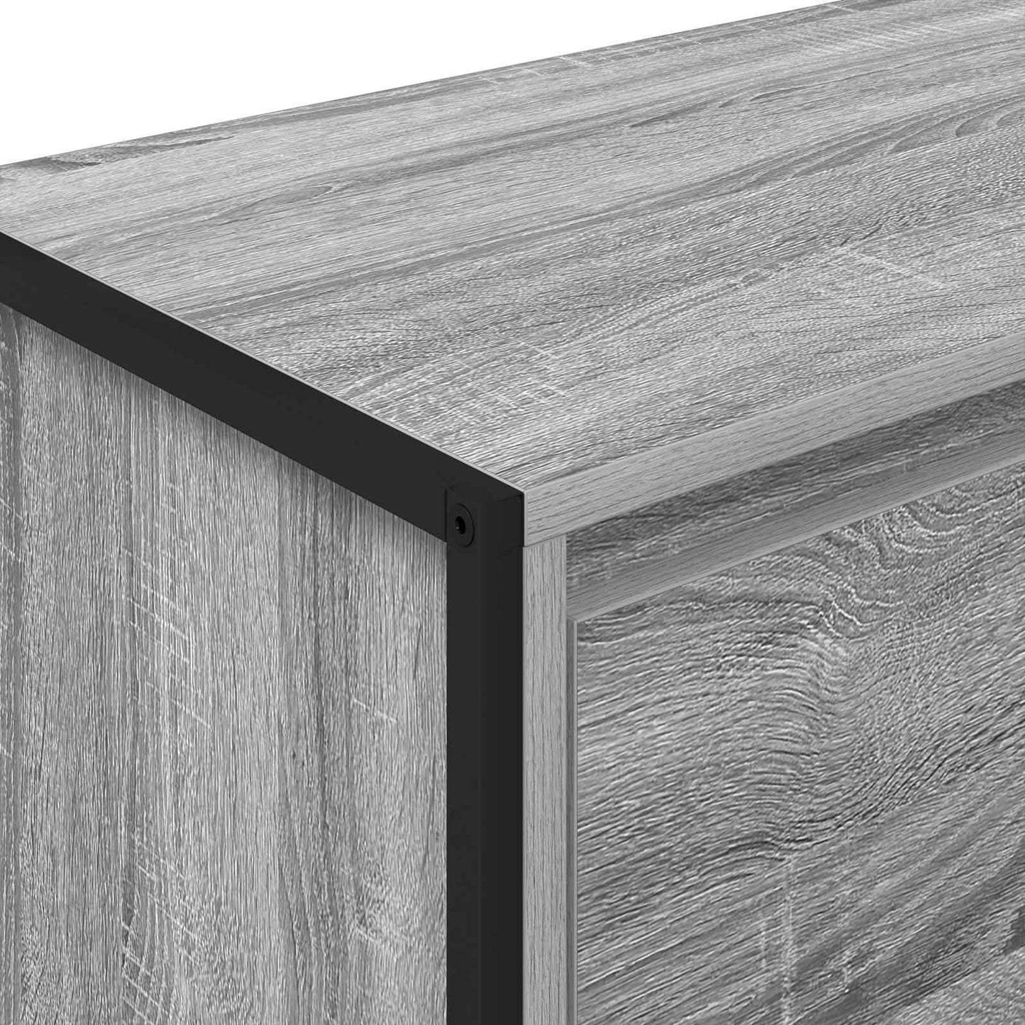 Sideskap Grå Sonoma 79 x 36 x 75 cm Konstruert tre