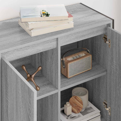 Sideskap Grå Sonoma 79 x 36 x 75 cm Konstruert tre