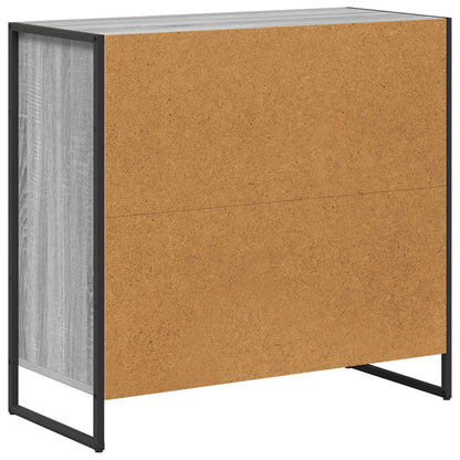 Sideskap Grå Sonoma 79 x 36 x 75 cm Konstruert tre