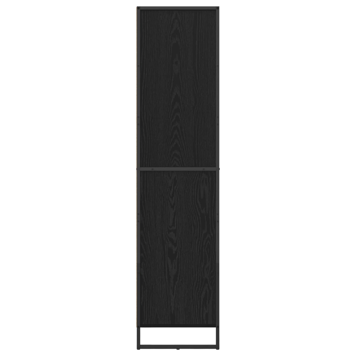 Bokskap med skuff Svart Eik 43 x 36 x 150.5 cm Konstruert tre