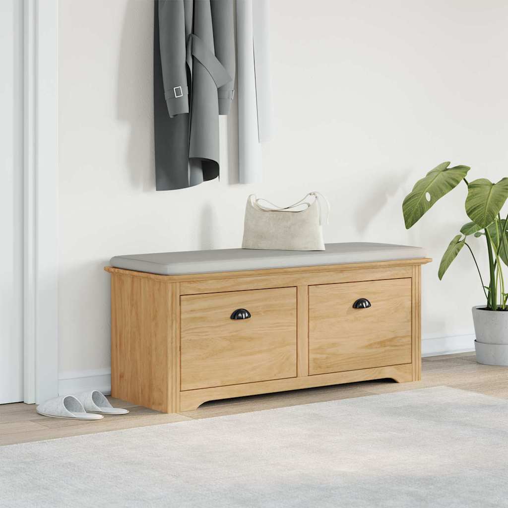 Hallbenk BODO Honning Brun 118 x 40 x 50 cm