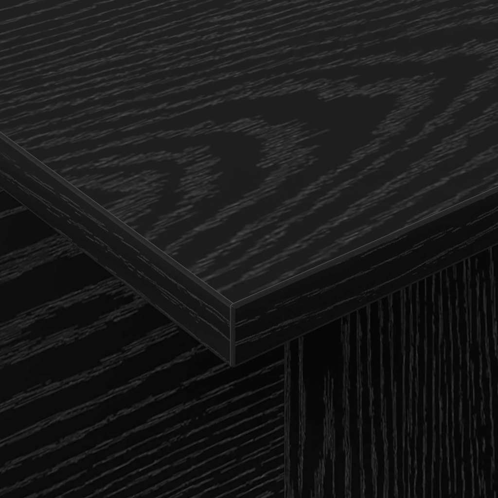 TV-Møbel Svart Eik TV-benk 102 x 35 x 45 cm