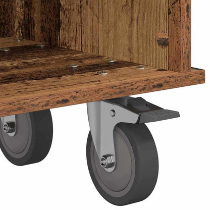 TV-Møbel Gammelt Tre TV-benk 100 x 35 x 35 cm