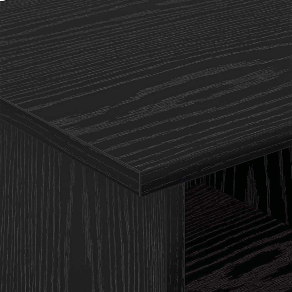 TV-Møbel Svart Eik TV-benk 68,5 x 35 x 35 cm