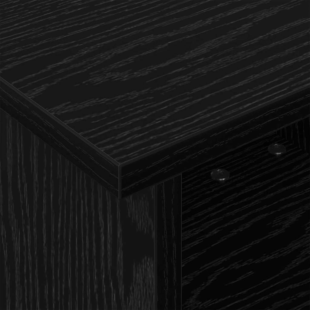 TV-Møbel Svart Eik TV-benk 37 x 35 x 35 cm