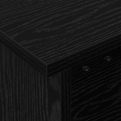 TV-Møbel Svart Eik TV-benk 37 x 35 x 35 cm