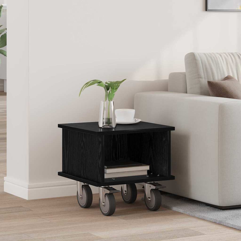 TV-Møbel Svart Eik TV-benk 37 x 35 x 35 cm