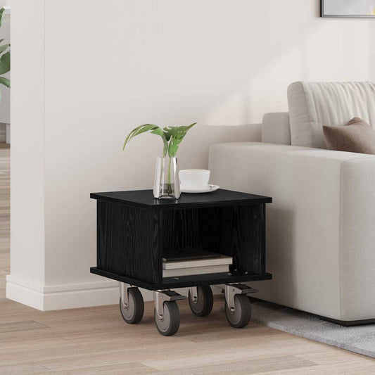 TV-Møbel Svart Eik TV-benk 37 x 35 x 35 cm