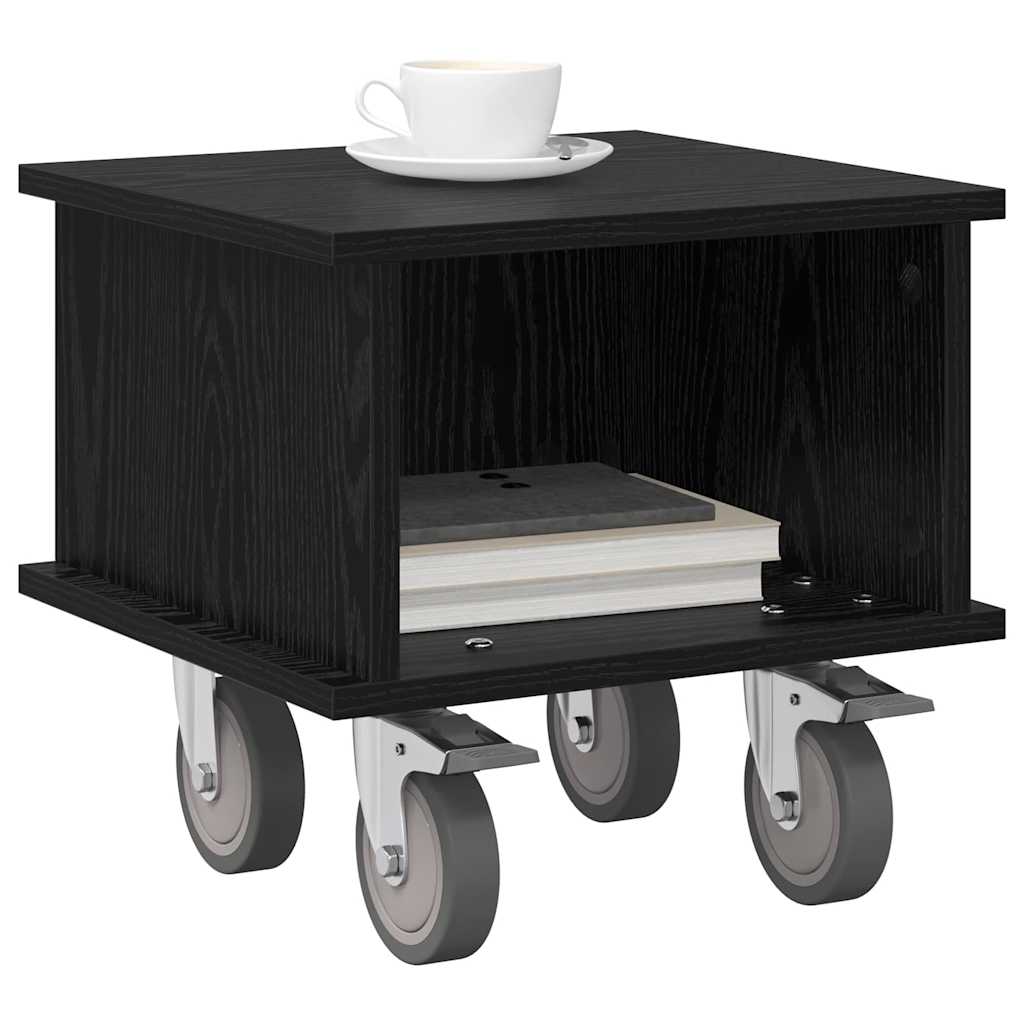 TV-Møbel Svart Eik TV-benk 37 x 35 x 35 cm