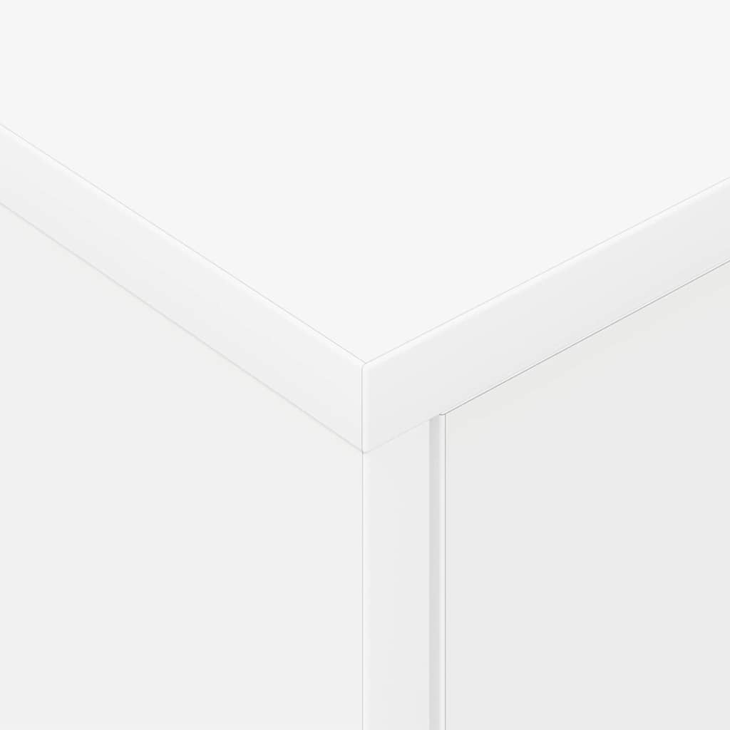 Nattbord 2 pcs Hvit 40,5 x 40 x 48 cm Konstruert tre