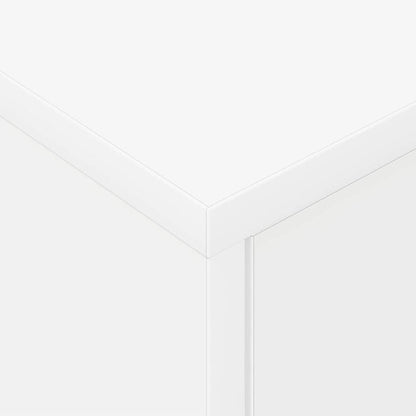 Nattbord 2 pcs Hvit 40,5 x 40 x 48 cm Konstruert tre