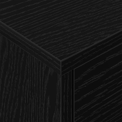 Nattbord Sengbord Svart Eik 40,5 x 40 x 48 cm