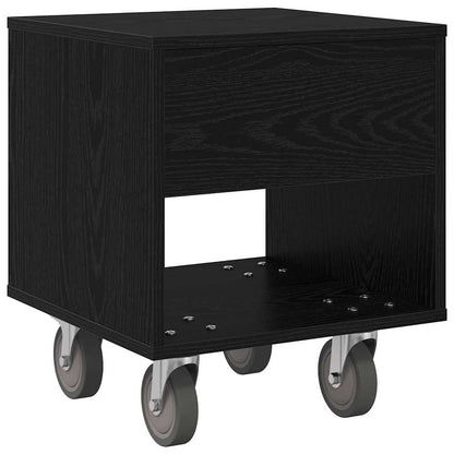 Nattbord Sengbord Svart Eik 40,5 x 40 x 48 cm