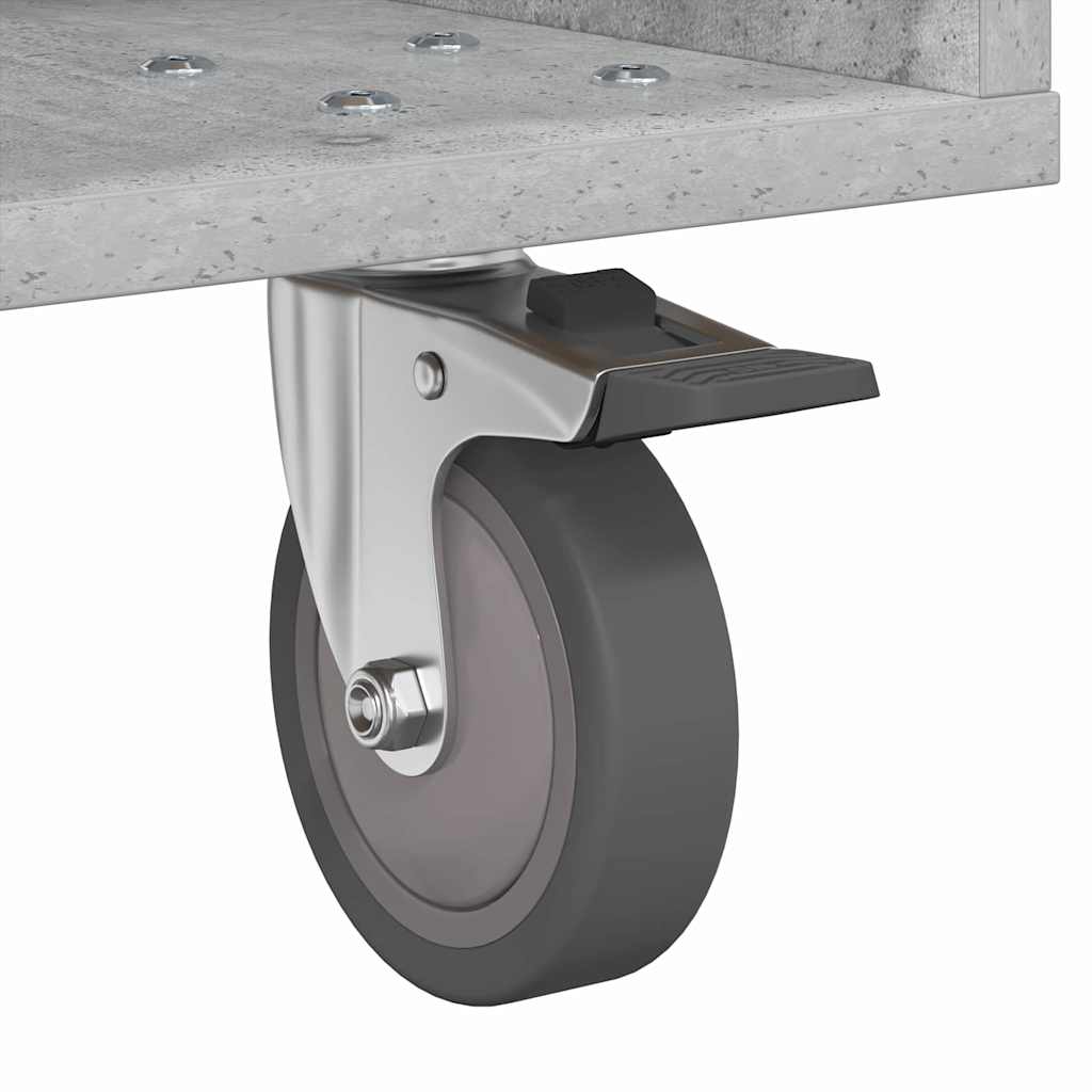Nattbord Sengbord Betonggrå 40,5 x 40 x 48 cm