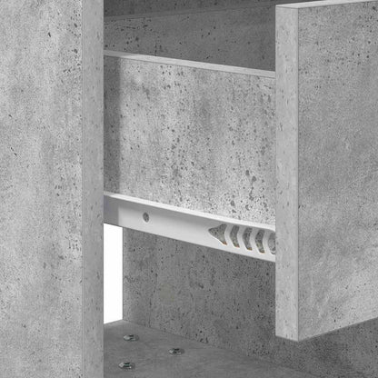 Nattbord Sengbord Betonggrå 40,5 x 40 x 48 cm