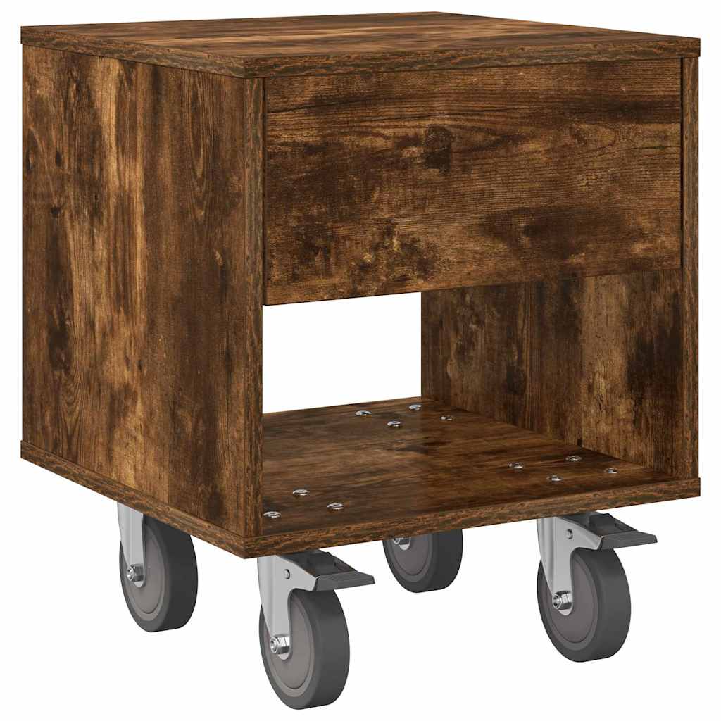 Nattbord Sengbord Røkt Eik 40,5 x 40 x 48 cm